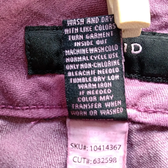 🔥SOLD🔥 TORRID Womens Purple Jean Leggings Leggings 20 R - Picture 8 of 9